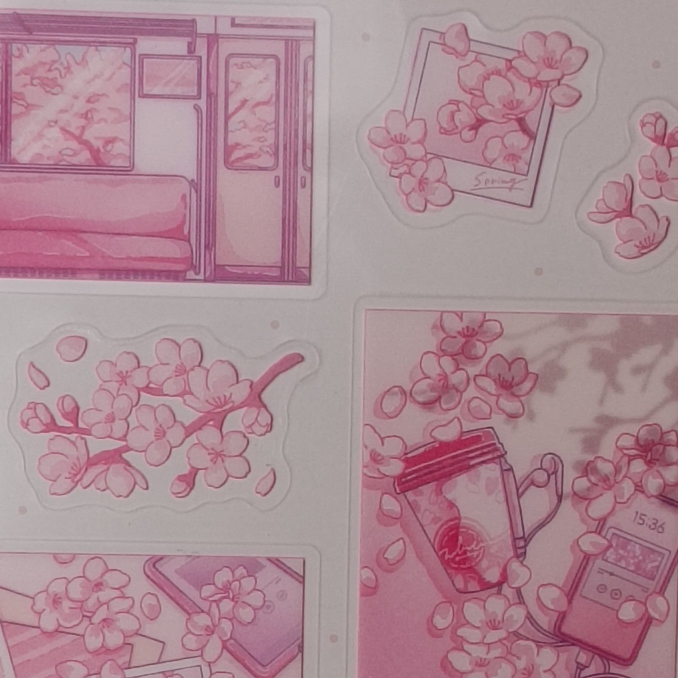CHERRY BLOSSOMS ~ SYNAPSE // STICKERS SHEETS