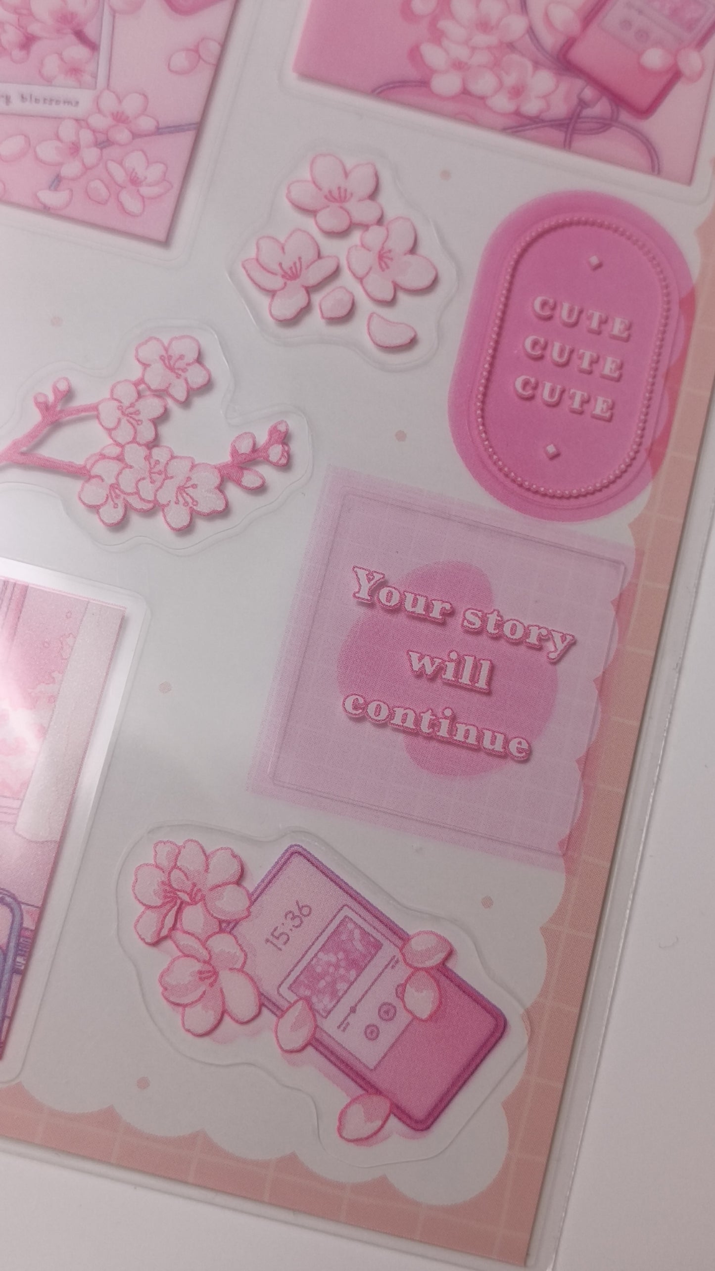 CHERRY BLOSSOMS ~ SYNAPSE // STICKERS SHEETS