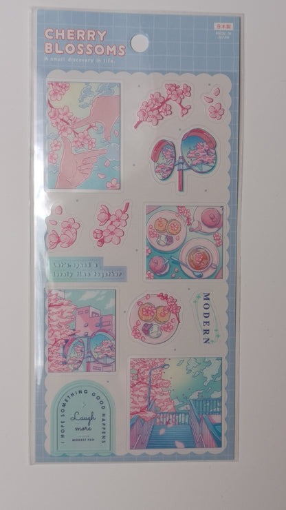 CHERRY BLOSSOMS ~ SYNAPSE // STICKERS SHEETS