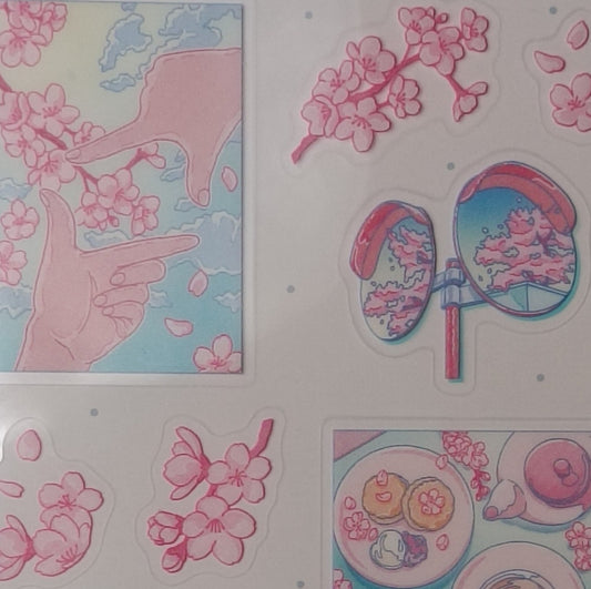 CHERRY BLOSSOMS ~ SYNAPSE // STICKERS SHEETS