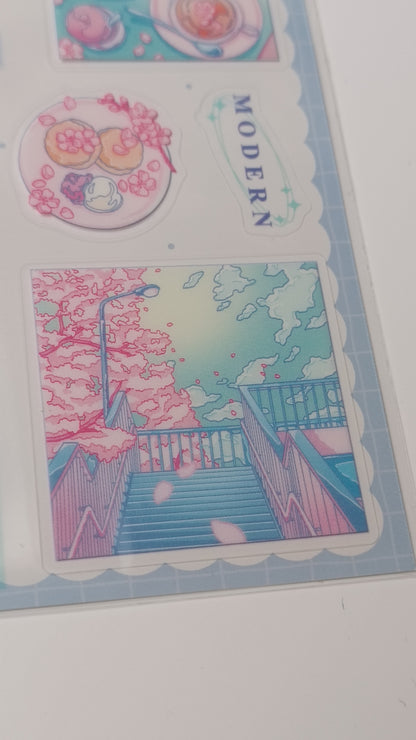 CHERRY BLOSSOMS ~ SYNAPSE // STICKERS SHEETS