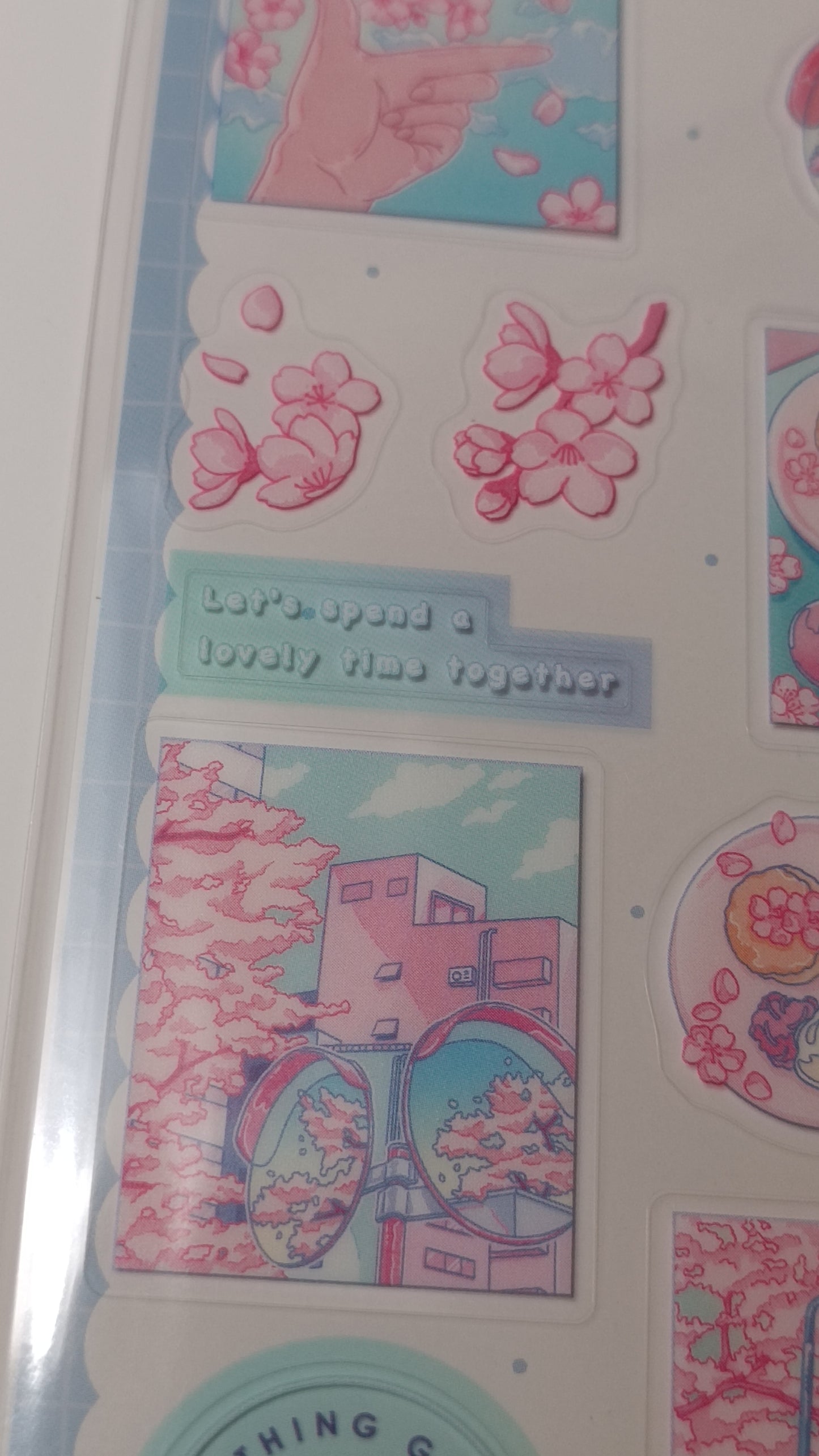 CHERRY BLOSSOMS ~ SYNAPSE // STICKERS SHEETS
