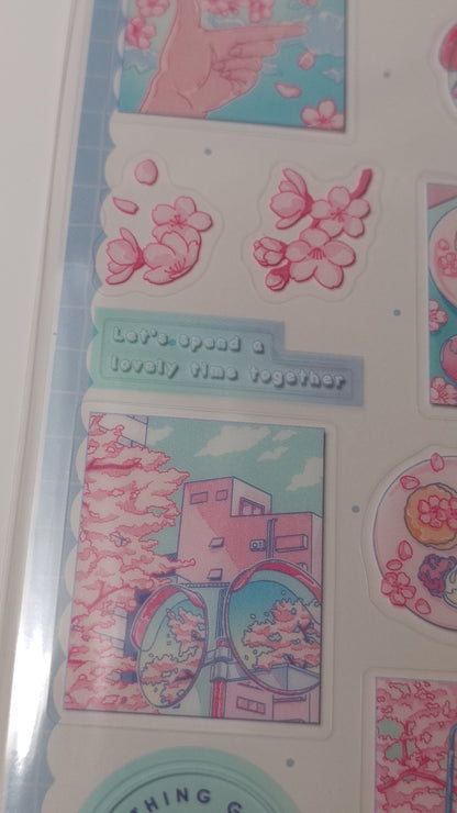 CHERRY BLOSSOMS ~ SYNAPSE // STICKERS SHEETS