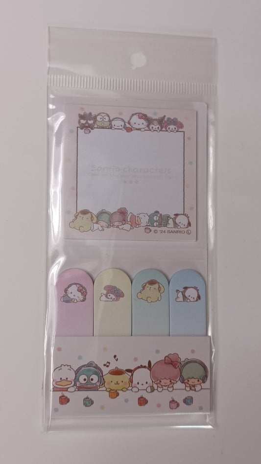 SANRIO CHARACTERS ~ SANRIO // INDEX STICKY NOTES & MEMO PAD SET