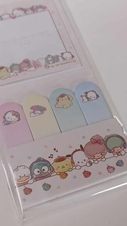 SANRIO CHARACTERS ~ SANRIO // INDEX STICKY NOTES & MEMO PAD SET