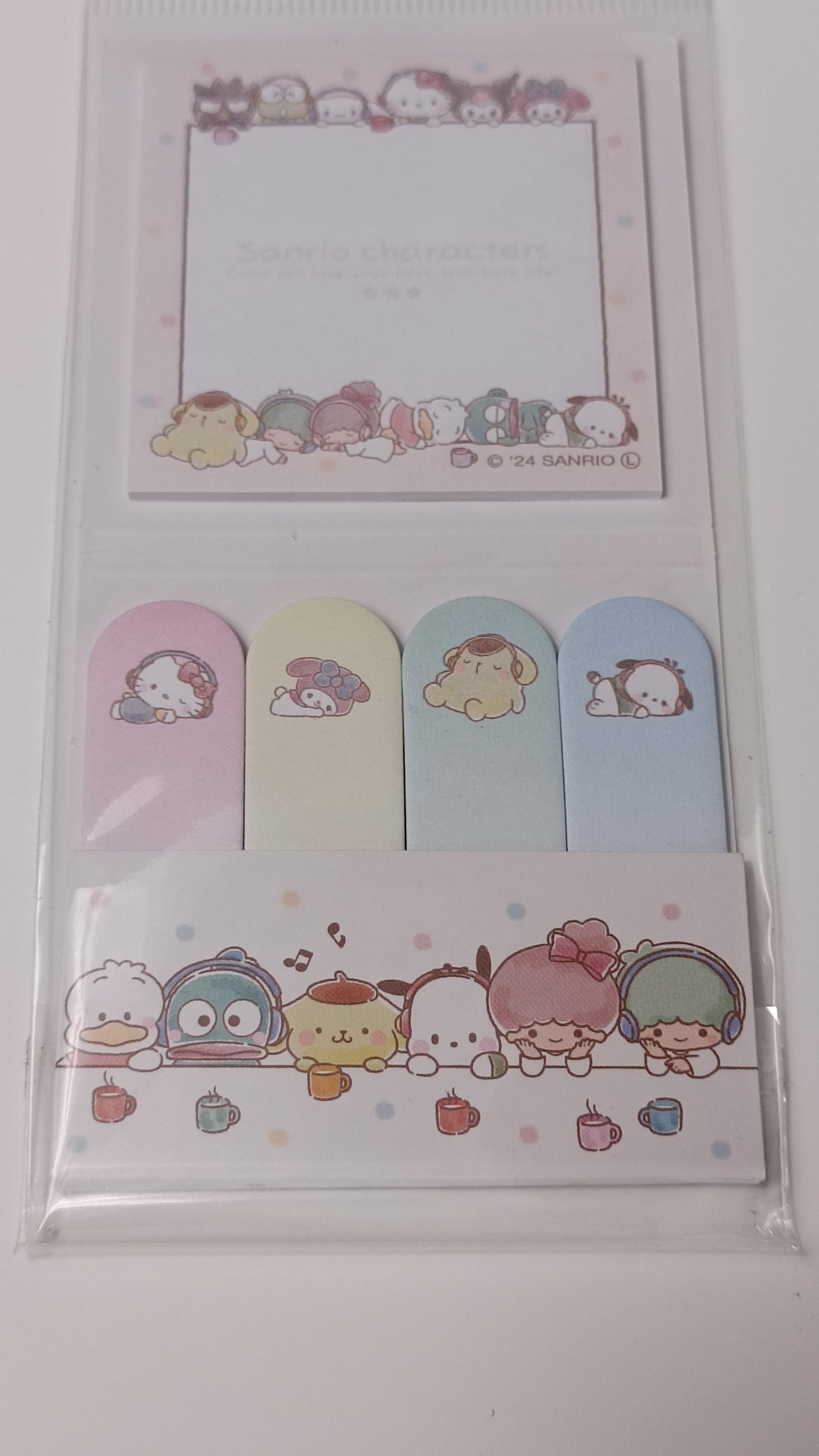 SANRIO CHARACTERS ~ SANRIO // INDEX STICKY NOTES & MEMO PAD SET
