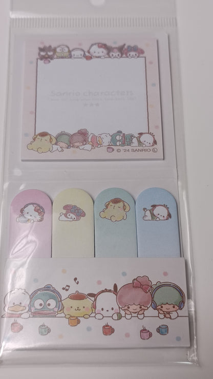SANRIO CHARACTERS ~ SANRIO // INDEX STICKY NOTES & MEMO PAD SET