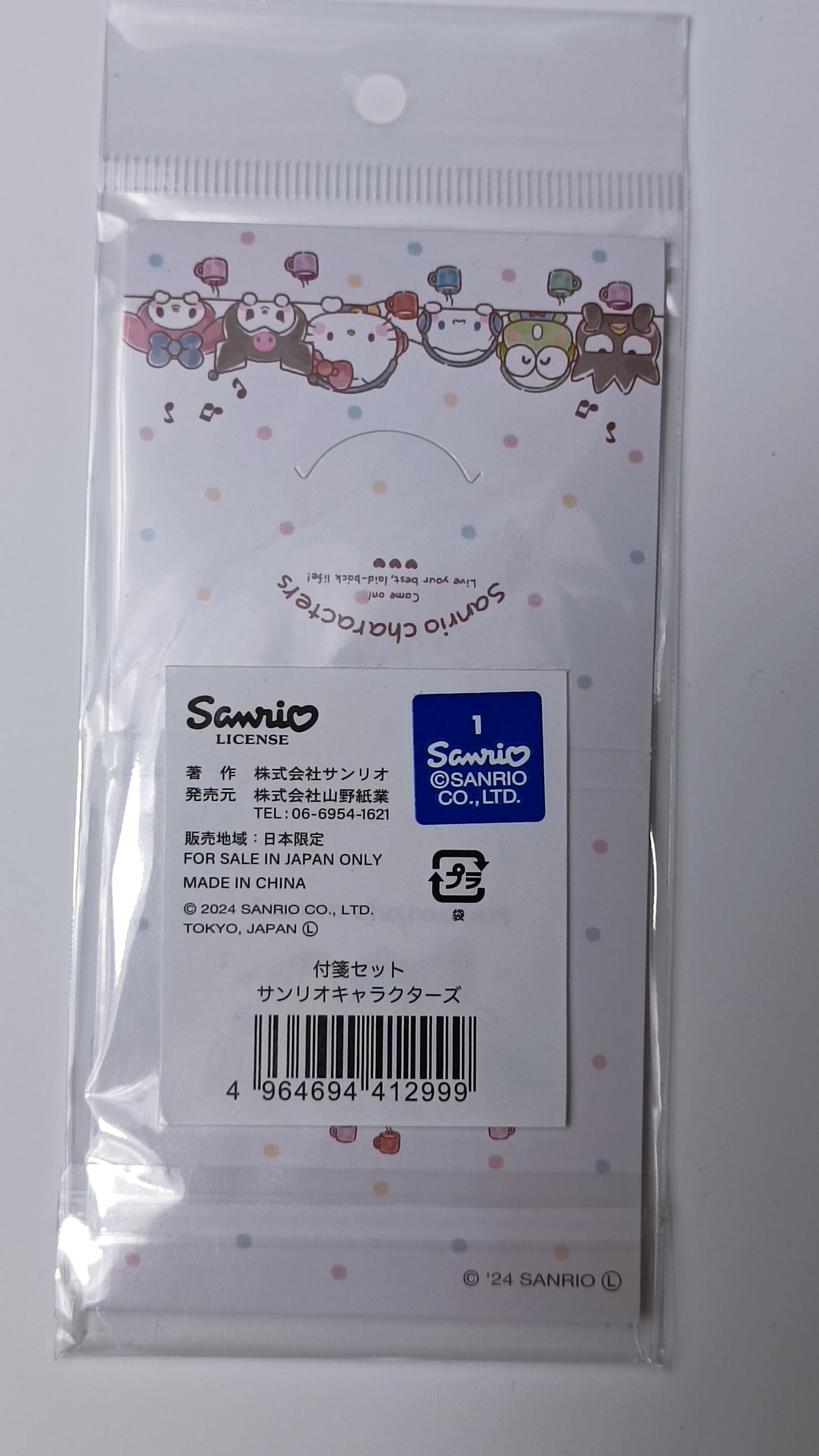 SANRIO CHARACTERS ~ SANRIO // INDEX STICKY NOTES & MEMO PAD SET