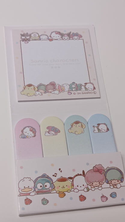 SANRIO CHARACTERS ~ SANRIO // INDEX STICKY NOTES & MEMO PAD SET