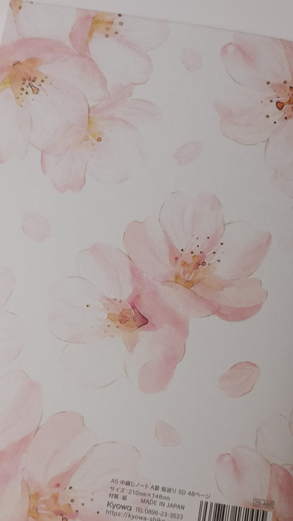CHERRY BLOSSOMS ~ KYOWA // A5 NOTEBOOK