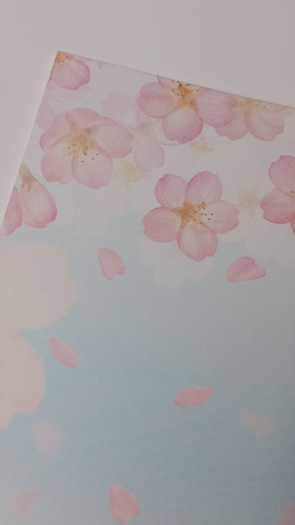 CHERRY BLOSSOMS & SKY ~ KYOWA // A5 NOTEBOOK