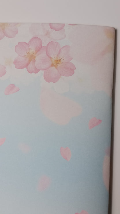 CHERRY BLOSSOMS & SKY ~ KYOWA // A5 NOTEBOOK