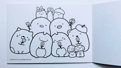 SUMIKKO GURASHI ~ SAN-X // COLORING BOOK W/ STICKERS