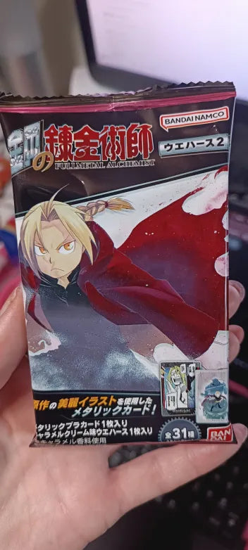 FULLMETAL ALCHEMIST ★ WAFER + CARDS ★ LOG.2 // BANDAI