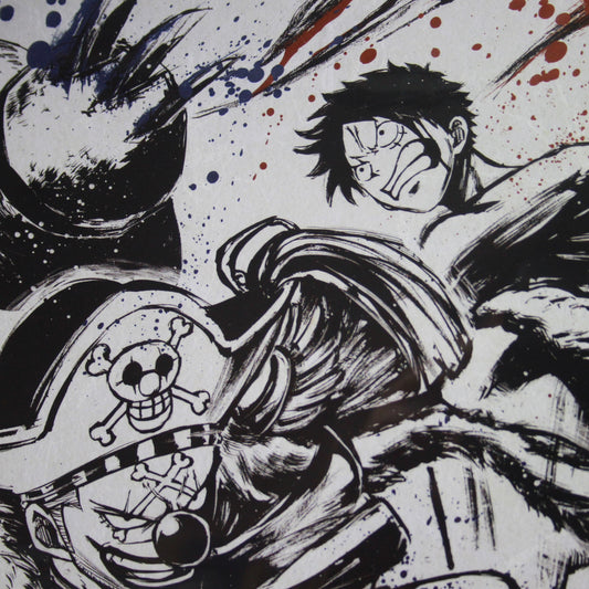 LUFFY VS BUGGY ~ ONE PIECE // ART BOARD