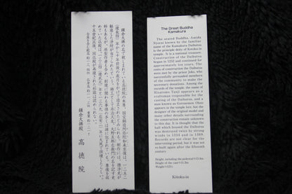 GREAT BUDDHA OF KAMAKURA ~ KOTOKU-IN TEMPLE // USED ENTRANCE TICKETS SET