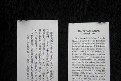 GREAT BUDDHA OF KAMAKURA ~ KOTOKU-IN TEMPLE // USED ENTRANCE TICKETS SET