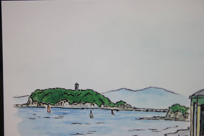 KAMAKURA & FUJISAWA // POSTCARDS ILLUSTRATION STYLE