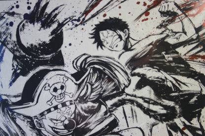 LUFFY VS BUGGY ~ ONE PIECE // ART BOARD