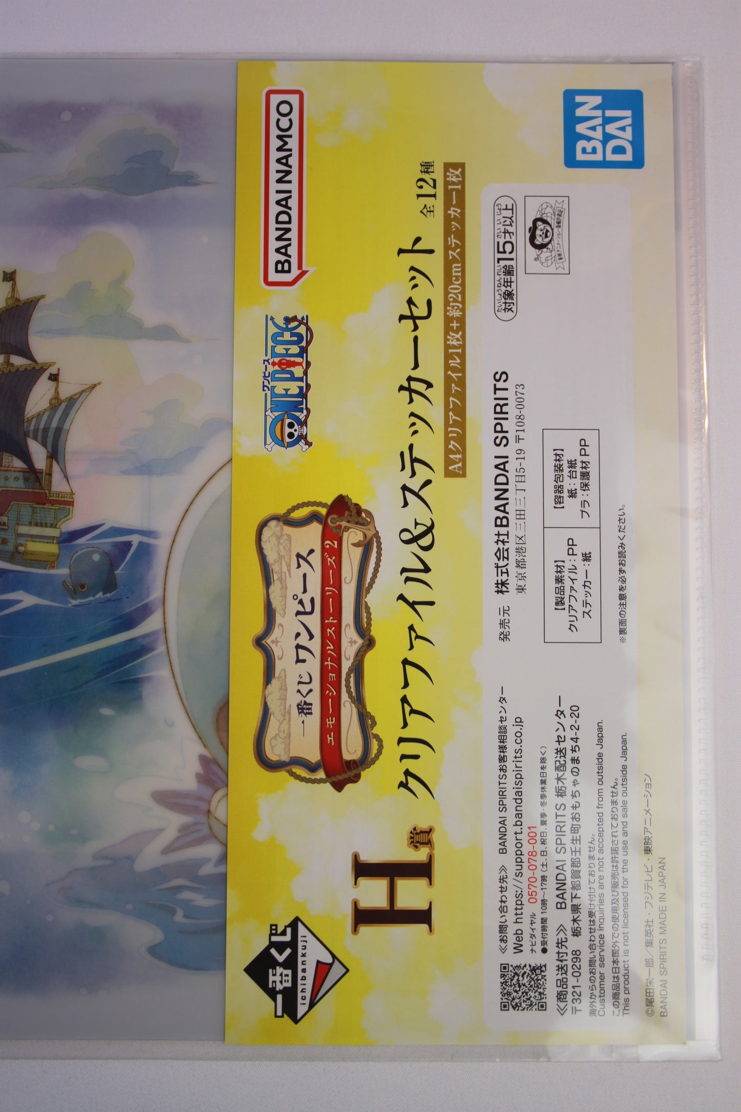 BROOK & LABOON ~ ONE PIECE // CLEAR FILE + STICKERS
