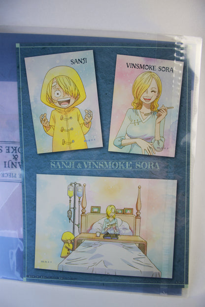 SANJI & SORA ~ ONE PIECE // CLEAR FILE + STICKERS