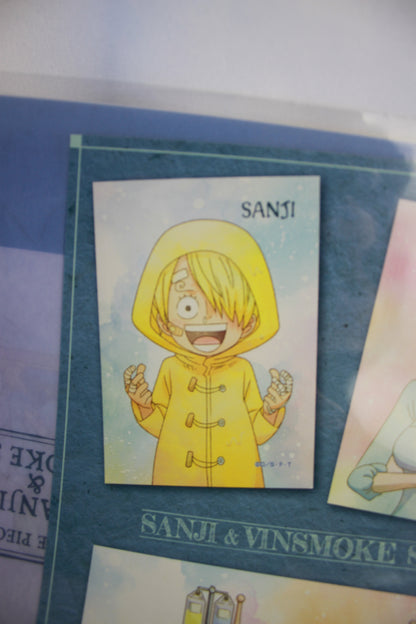 SANJI & SORA ~ ONE PIECE // CLEAR FILE + STICKERS