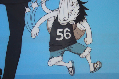 LUFFY & GARP ~ ONE PIECE // CLEAR FILE + STICKERS