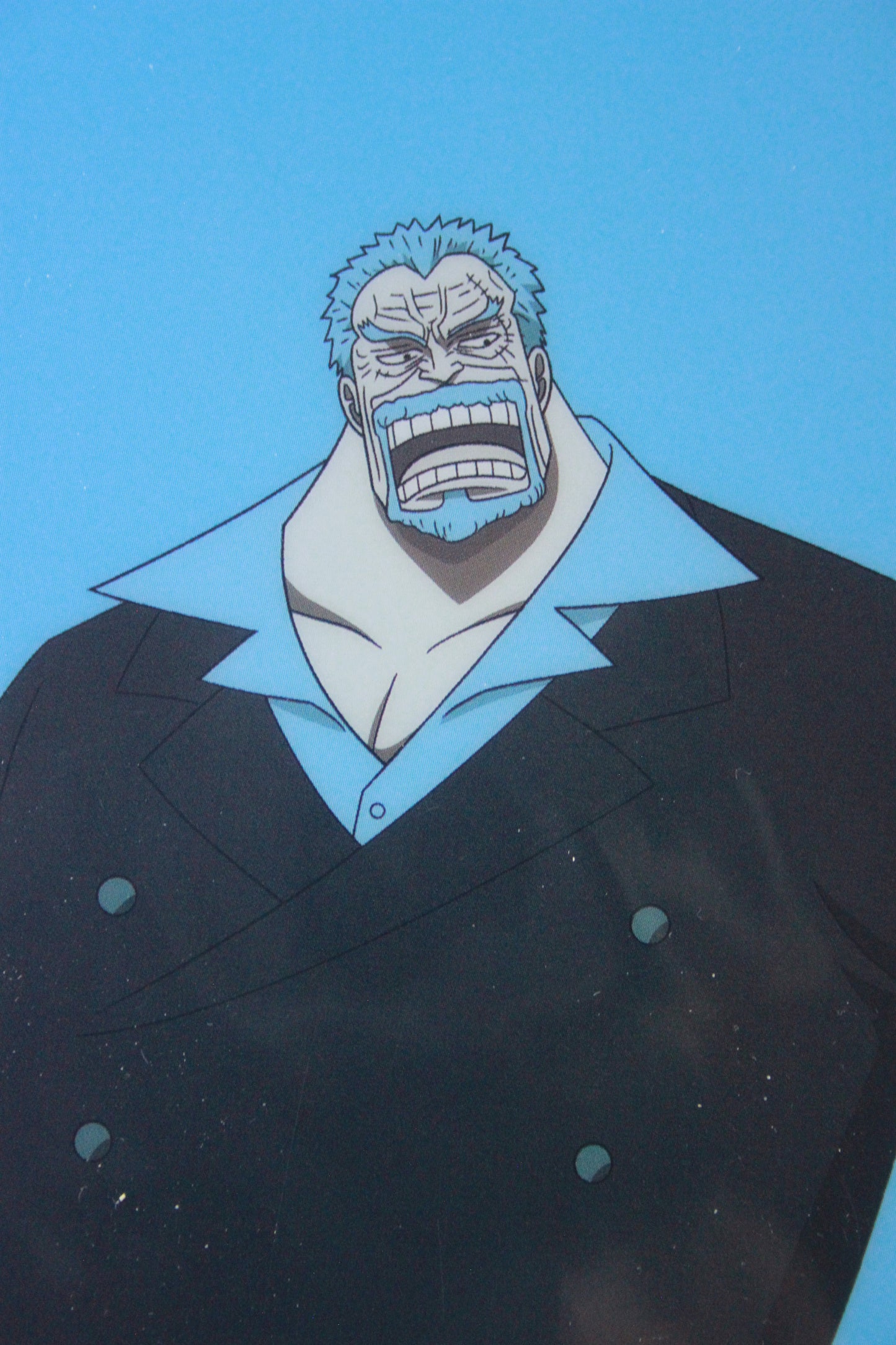 LUFFY & GARP ~ ONE PIECE // CLEAR FILE + STICKERS