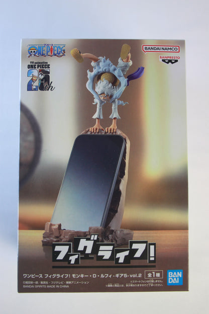LUFFY GEAR 5 ~ ONE PIECE // FIGLIFE PHONE STAND FIGURINE VOL.2