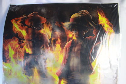 LUFFY & ACE ~ ONE PIECE // CLEAR POSTER