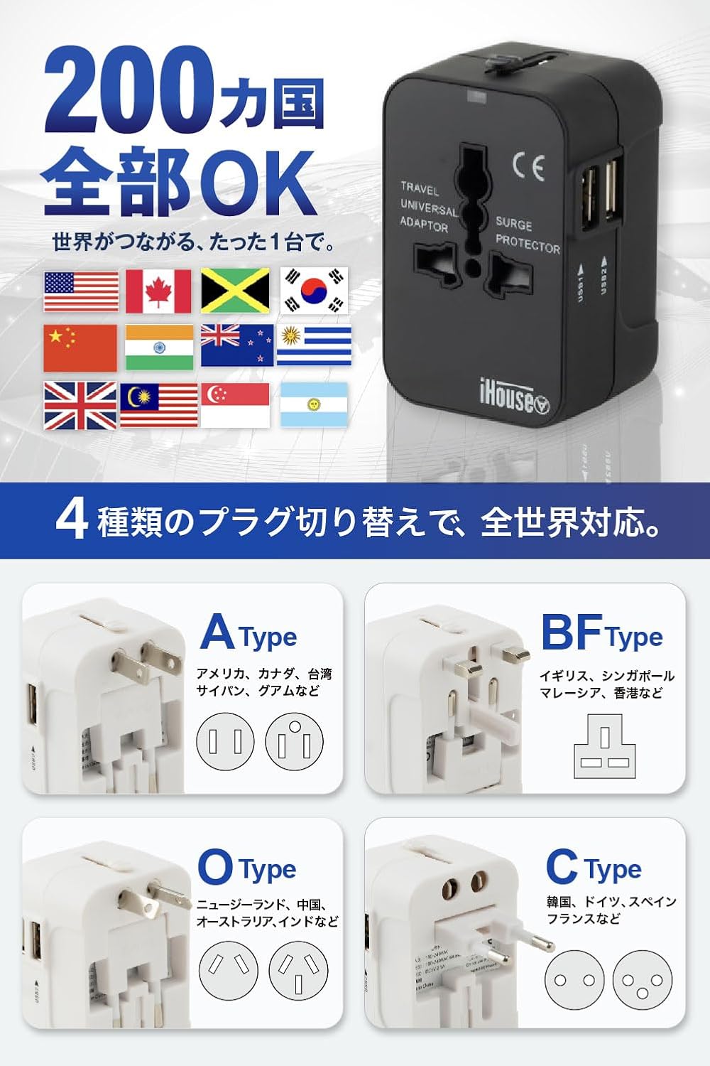 INTERNATIONAL ★ MULTI-CONVERSION PLUG // IHOUSE