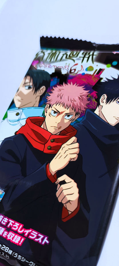 JUJUTSU KAISEN ★ WAFER + CARD PACK ★ LOG.6 // BANDAI