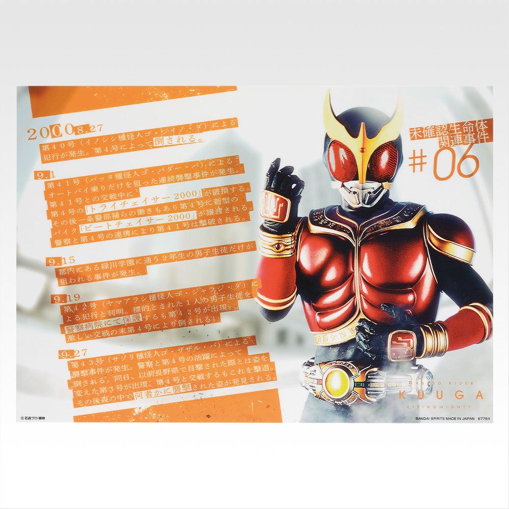 KAMEN RIDER KUUGA ~ ICHIBAN KUJI X BANDAI // PRIZE DRAW