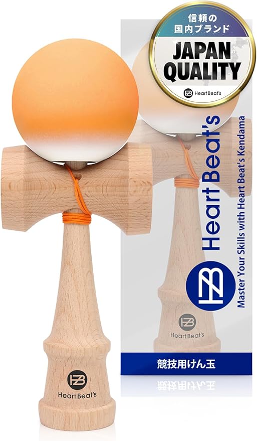 KENDAMA ★ TRADITIONAL JAPANESE WOOD TOY // HEART BEAT'S