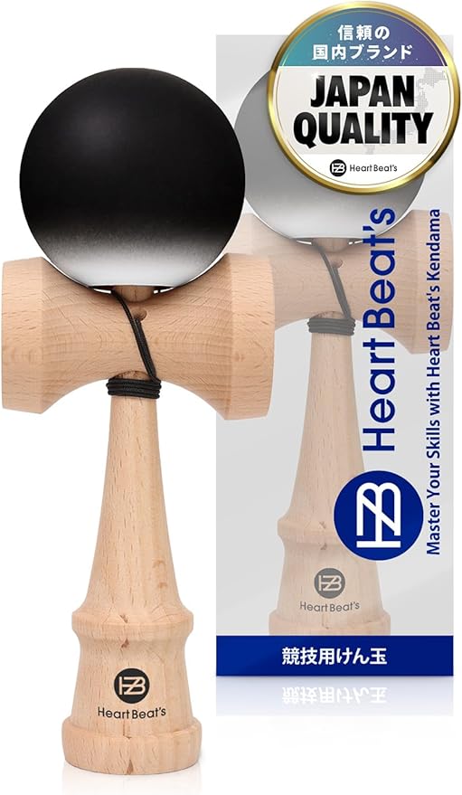 KENDAMA ★ TRADITIONAL JAPANESE WOOD TOY // HEART BEAT'S