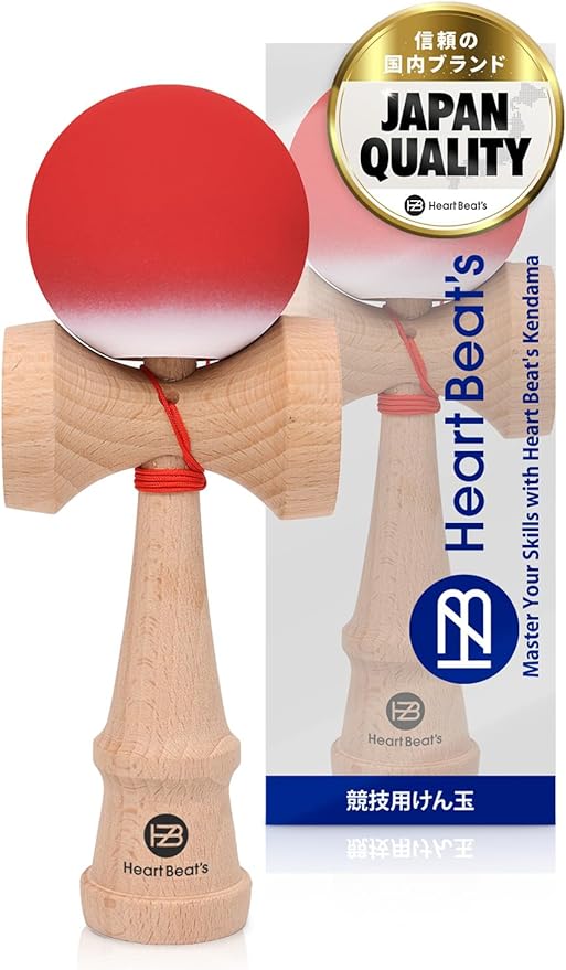 KENDAMA ★ TRADITIONAL JAPANESE WOOD TOY // HEART BEAT'S