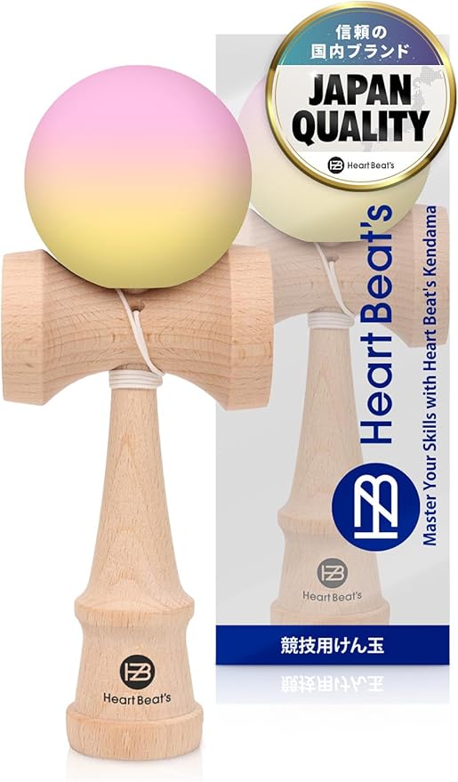 KENDAMA ★ TRADITIONAL JAPANESE WOOD TOY // HEART BEAT'S