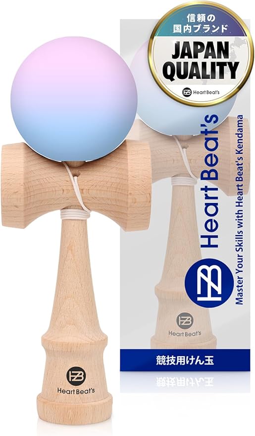 KENDAMA ★ TRADITIONAL JAPANESE WOOD TOY // HEART BEAT'S