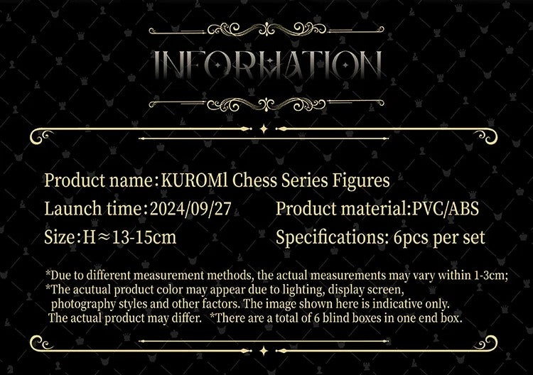 KUROMI ★ CHESS PIECES ★ BLIND BOX FIGURINES // TOPTOY
