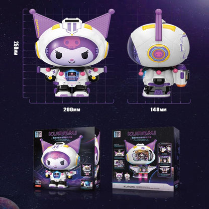 KUROMI ★ VOYAGE ★ SEMI-NECHANICAL BUILDING BLOCKS FIGURINE ★ 400+PCS // SANRIO X TOPTOY