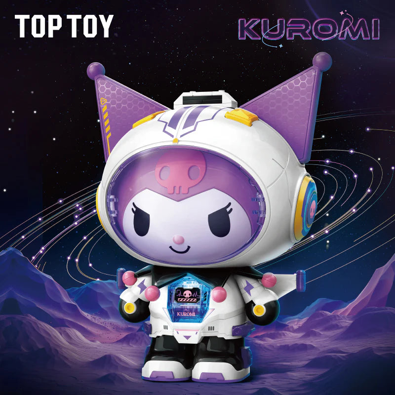 KUROMI ★ VOYAGE ★ SEMI-NECHANICAL BUILDING BLOCKS FIGURINE ★ 400+PCS // SANRIO X TOPTOY