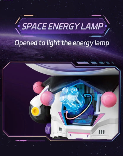 KUROMI ★ VOYAGE ★ SEMI-NECHANICAL BUILDING BLOCKS FIGURINE ★ 400+PCS // SANRIO X TOPTOY