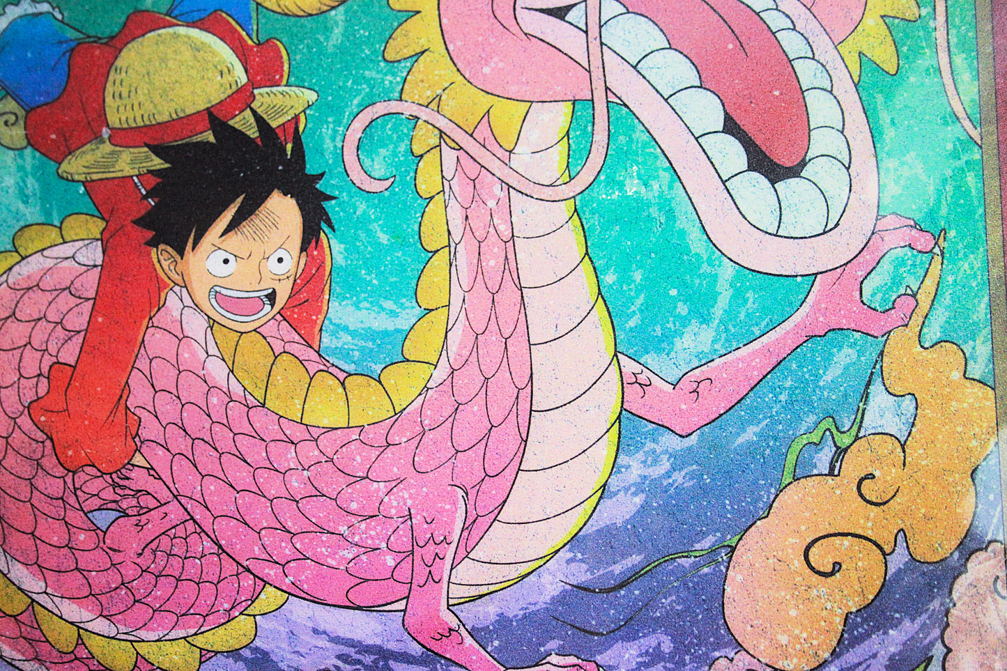 LUFFY & MOMONOSUKE ~ ONE PIECE ~ ICHIBAN KUJI [F] X BANDAI // VISUAL ART SHEET