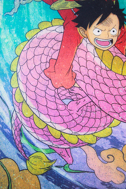 LUFFY & MOMONOSUKE ~ ONE PIECE ~ ICHIBAN KUJI [F] X BANDAI // VISUAL ART SHEET