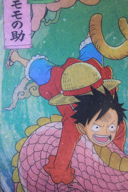 LUFFY & MOMONOSUKE ~ ONE PIECE ~ ICHIBAN KUJI [F] X BANDAI // VISUAL ART SHEET