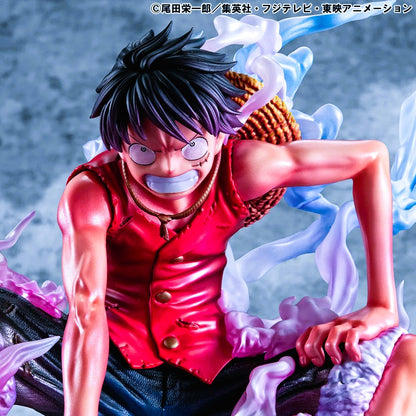 ONE PIECE ★ FIGURINE ★ PORTRAIT.OF.PIRATES "LIMITED EDITION" ★ MONKEY D. LUFFY GEAR 2 // MEGAHOUSE