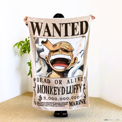 ONE PIECE ★ LARGE TOWEL ★ LUFFY GEAR 5 ★ WANTED POSTERS // TOEI ANIMATION