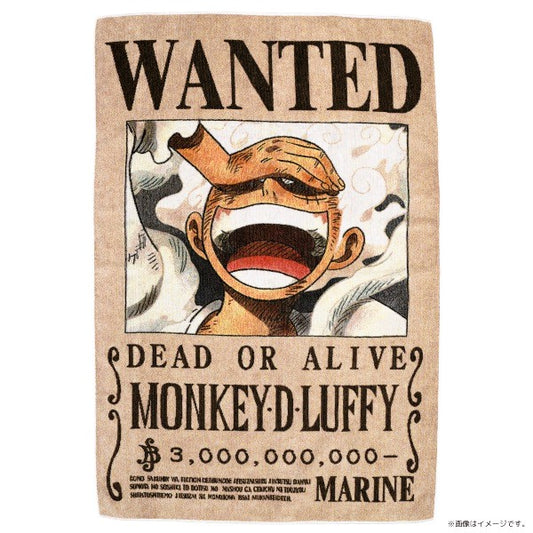 ONE PIECE ★ LARGE TOWEL ★ LUFFY GEAR 5 ★ WANTED POSTERS // TOEI ANIMATION