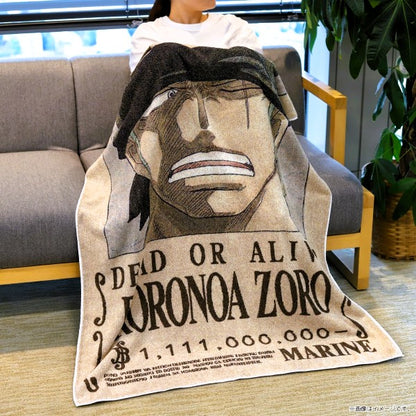 ONE PIECE ★ LARGE TOWEL ★ RONONOA ZORO ★ WANTED POSTERS // TOEI ANIMATION