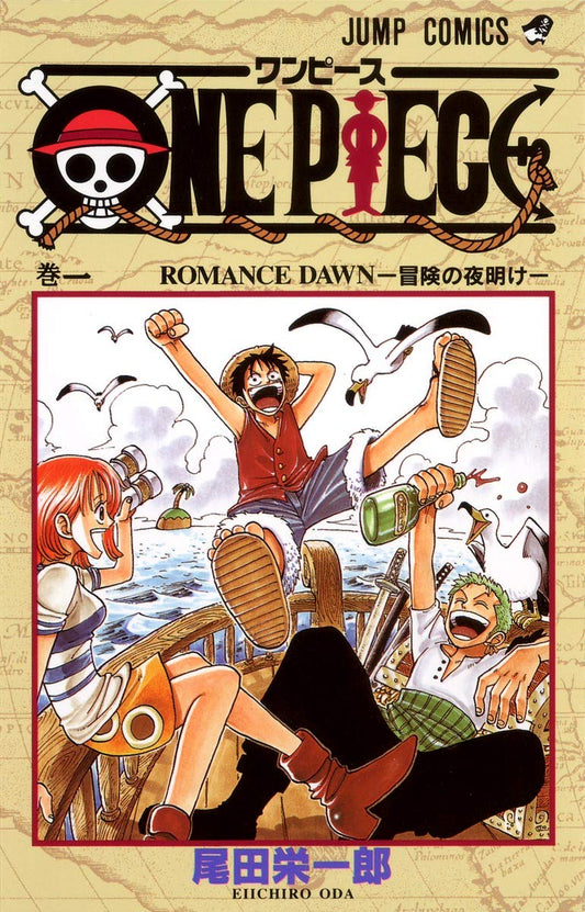 ONE PIECE ★ MANGA ★ PAPERBACK ★ VOLUMES 1 ~ 50 ★ JAPANESE EDITION // AUTHOR: EIICHIRO ODA